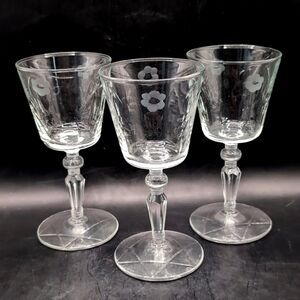 Libbey Rock Sharpe Sherry / Cordial / Wine Glass - 5.5" - Set of 3